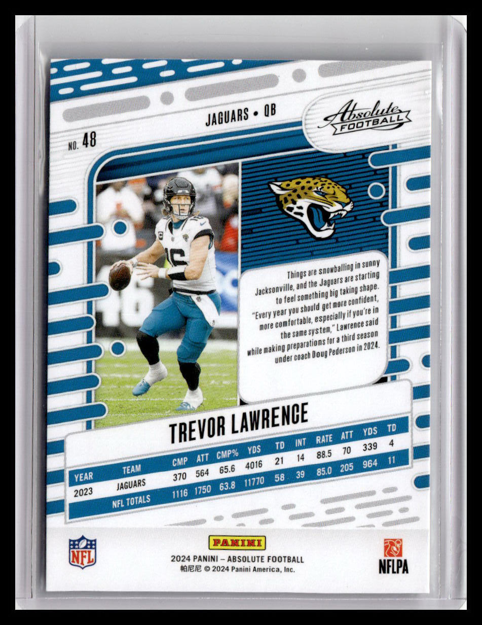 2024 Panini Absolute #48 Trevor Lawrence