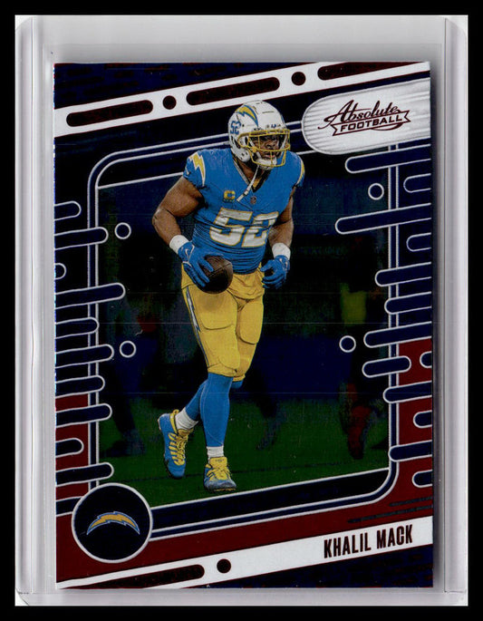 2024 Panini Absolute #58 Khalil Mack 2024 Panini Absolute