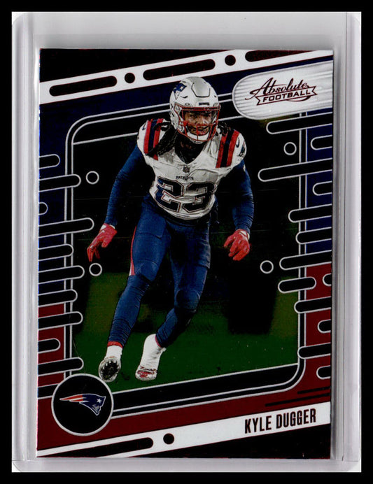 2024 Panini Absolute #75 Kyle Dugger Red & Blue Foil