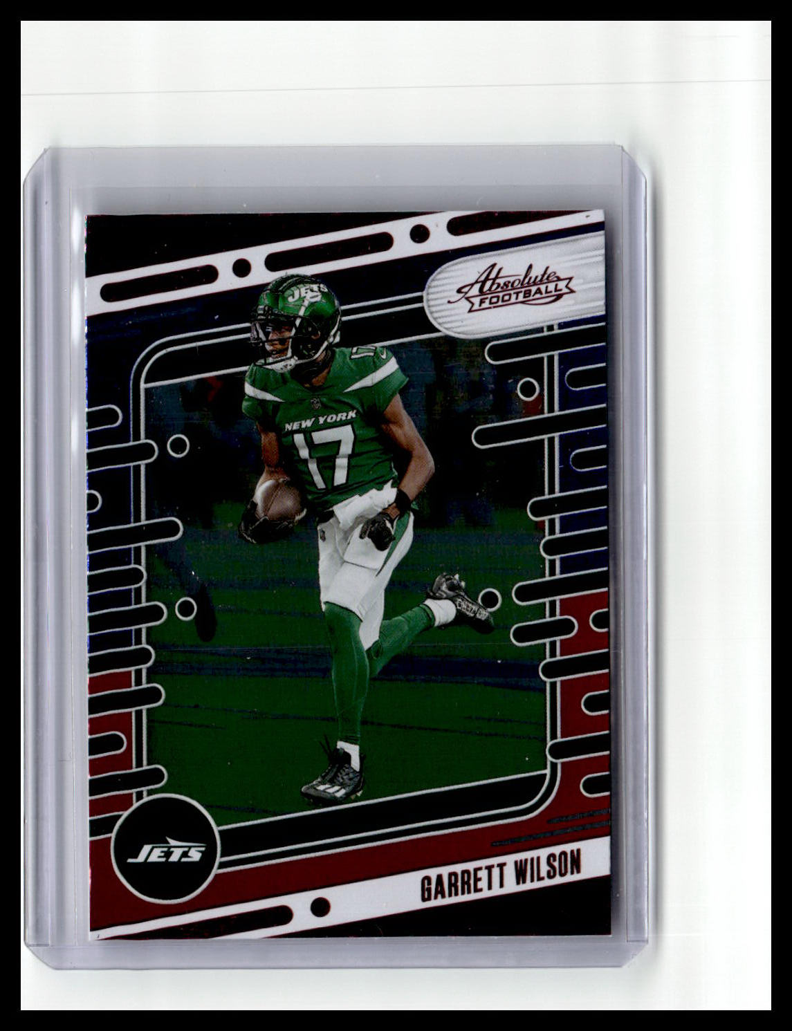 2024 Panini Absolute #83 Garrett Wilson Red & Blue Foil
