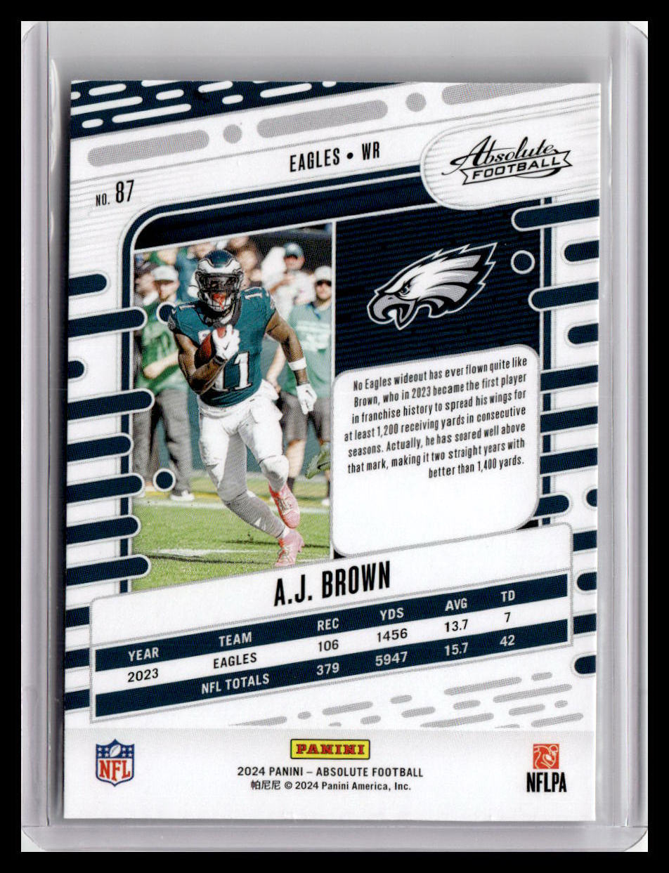 2024 Panini Absolute #87 A.J. Brown