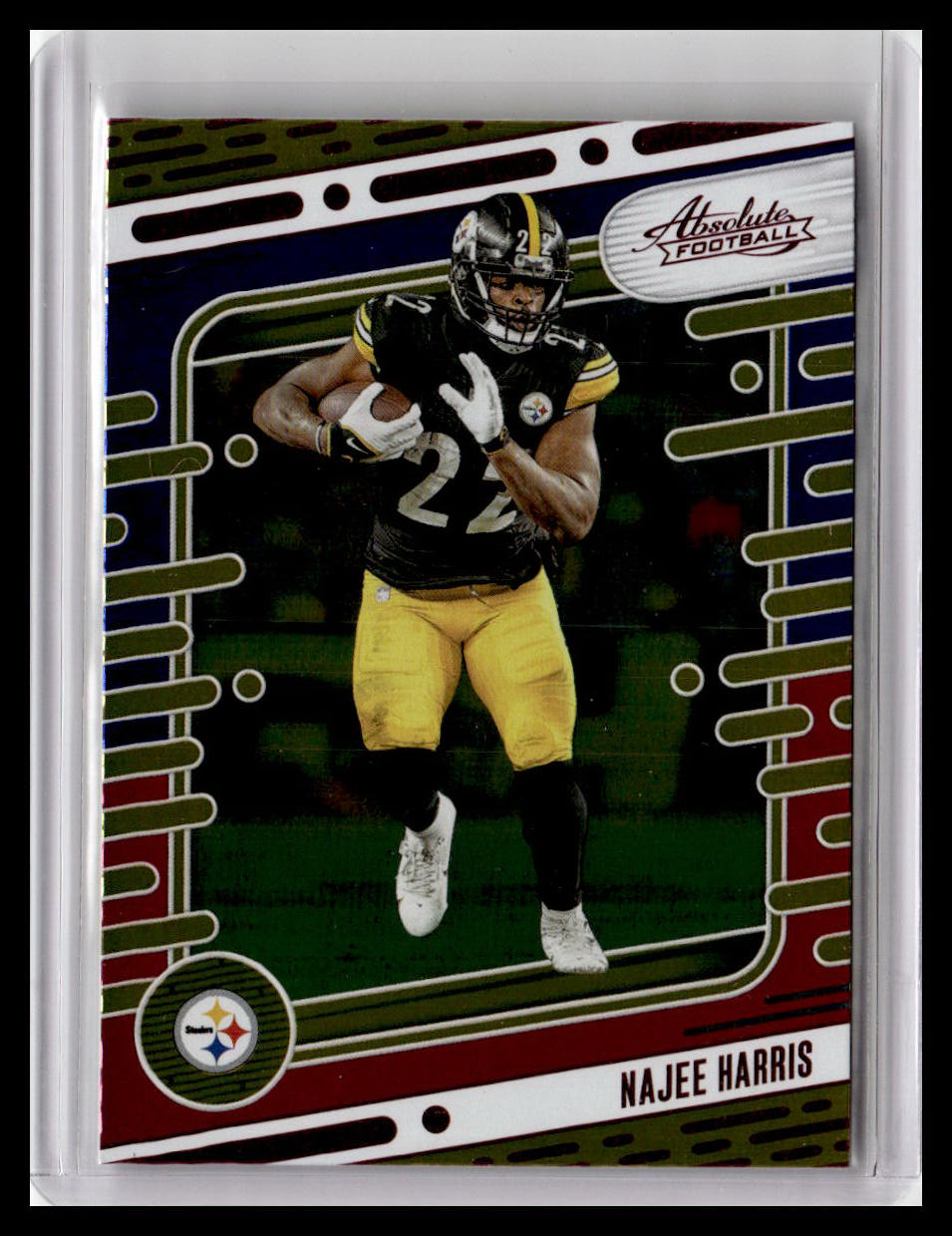 2024 Panini Absolute #89 Najee Harris Red & Blue Foil