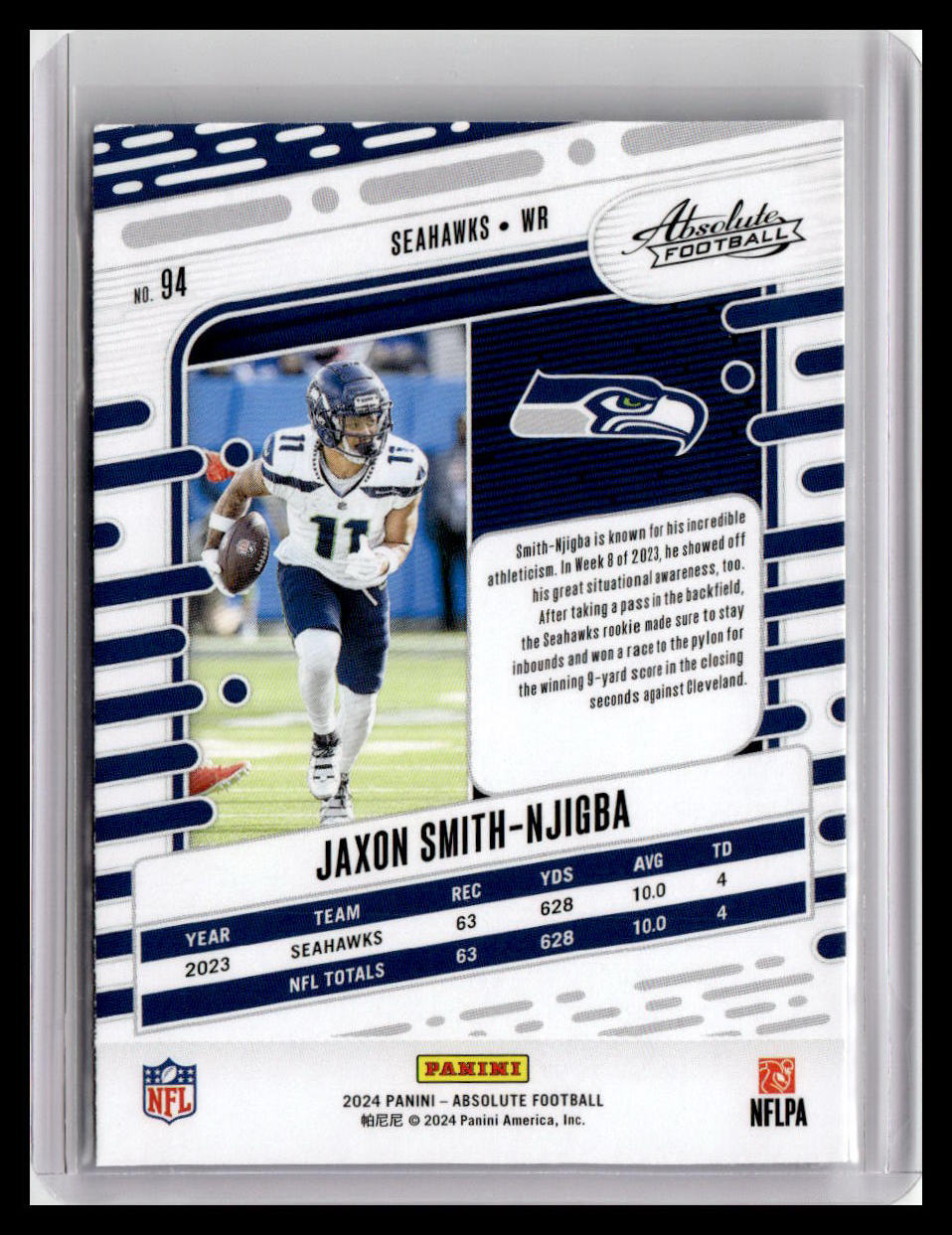 2024 Panini Absolute #94 Jaxon Smith-Njigba