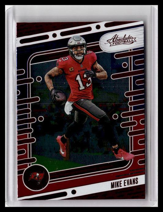 2024 Panini Absolute #96 Mike Evans Red & Blue Foil
