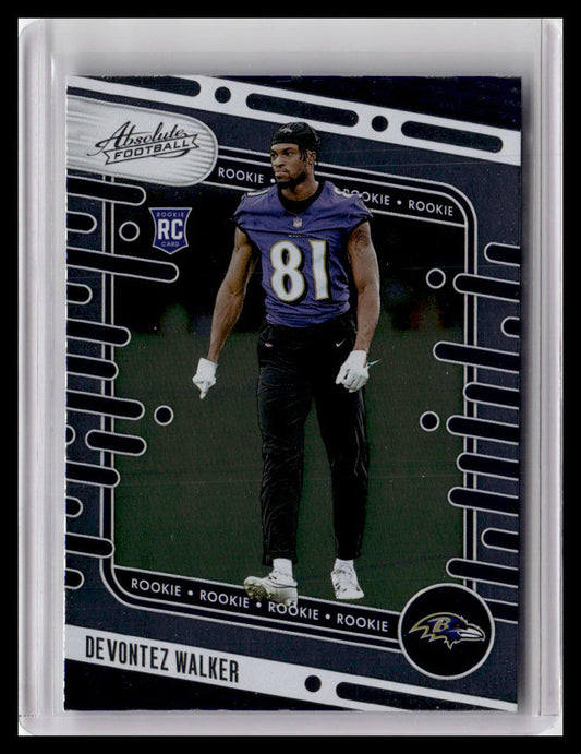 2024 Panini Absolute #181 Devontez Walker (RC)