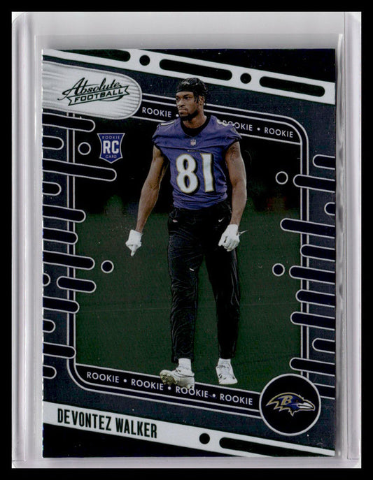 2024 Panini Absolute #181 Devontez WalkerRC) Green