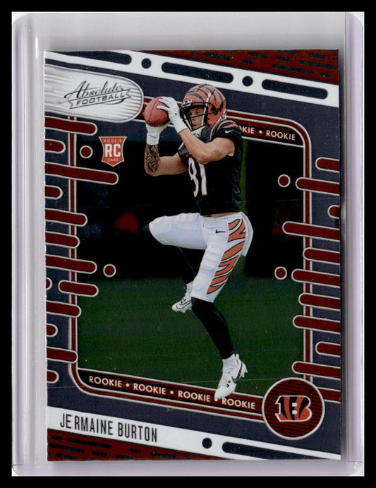 2024 Panini Absolute #166 Jermaine Burton (RC)