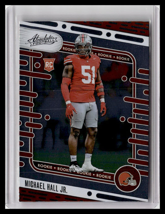2024 Panini Absolute #153 Michael Hall Jr. (RC)