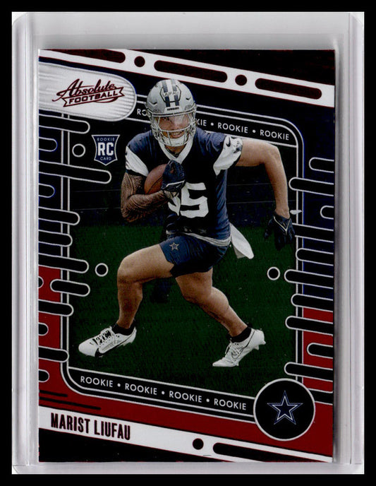 2024 Panini Absolute #170 Marist Liufau Red & Blue Foil