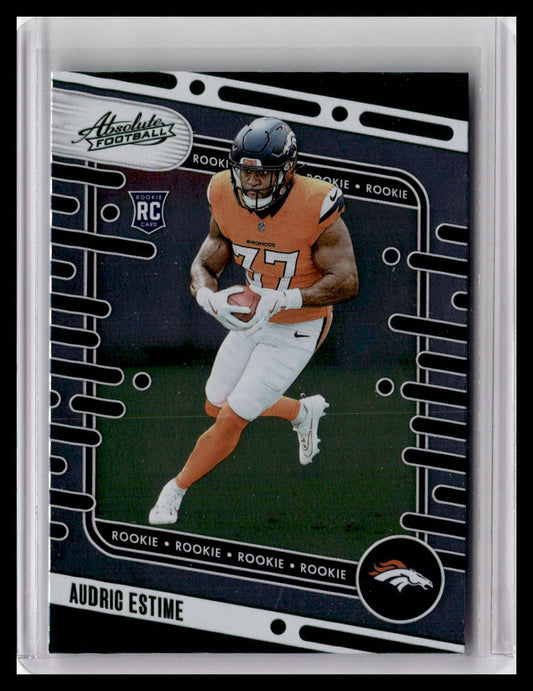2024 Panini Absolute #193 Audric Estime RC Green