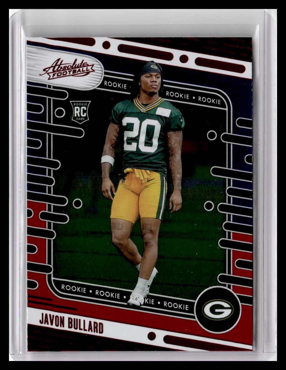 2024 Panini Absolute #156 Javon Bullard (RC) Red & Blue Foil