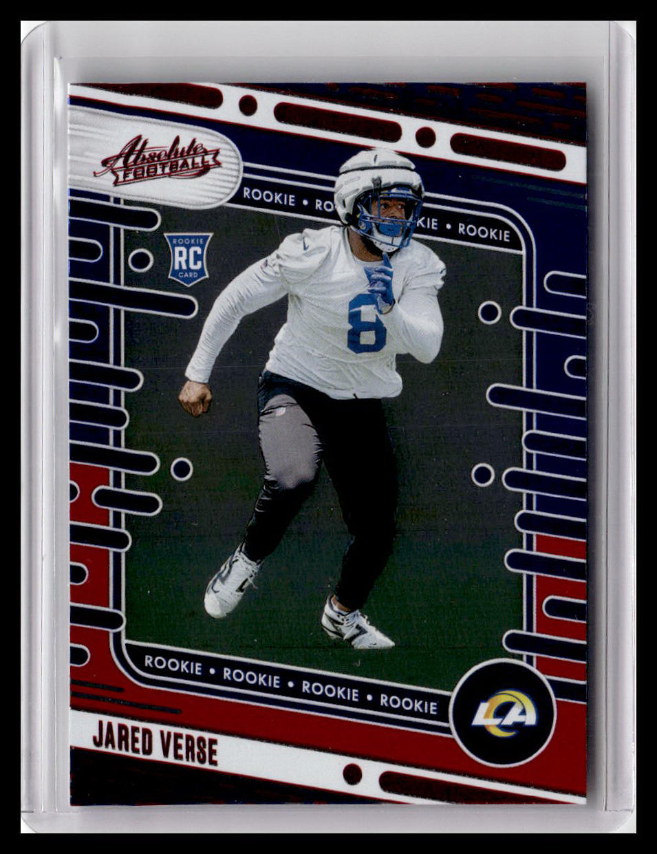 2024 Panini Absolute #119 Jared Verse (RC) Red & Blue Foil