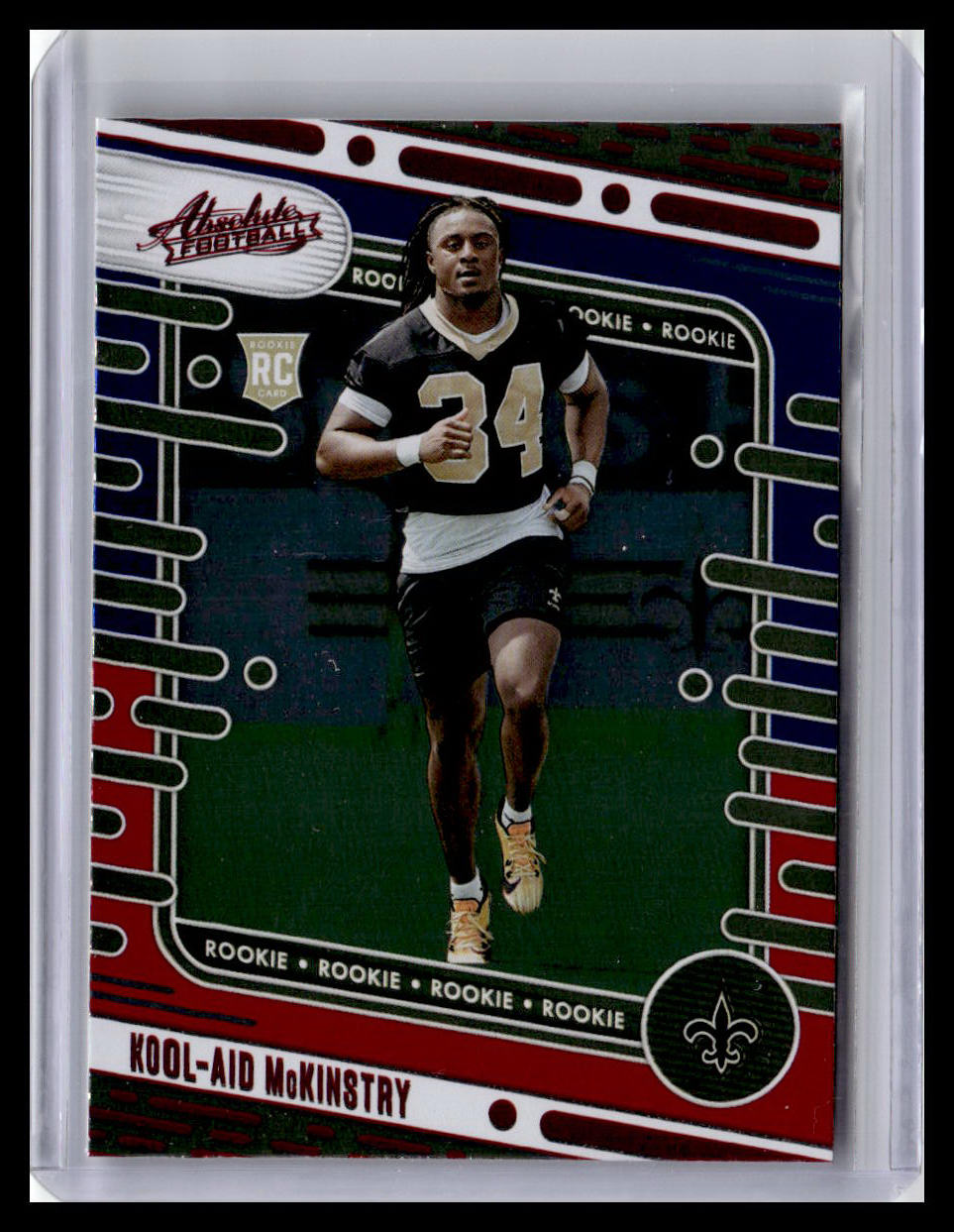 2024 Panini Absolute #141 Kool-Aid McKinstry (RC) Red & Blue Foil
