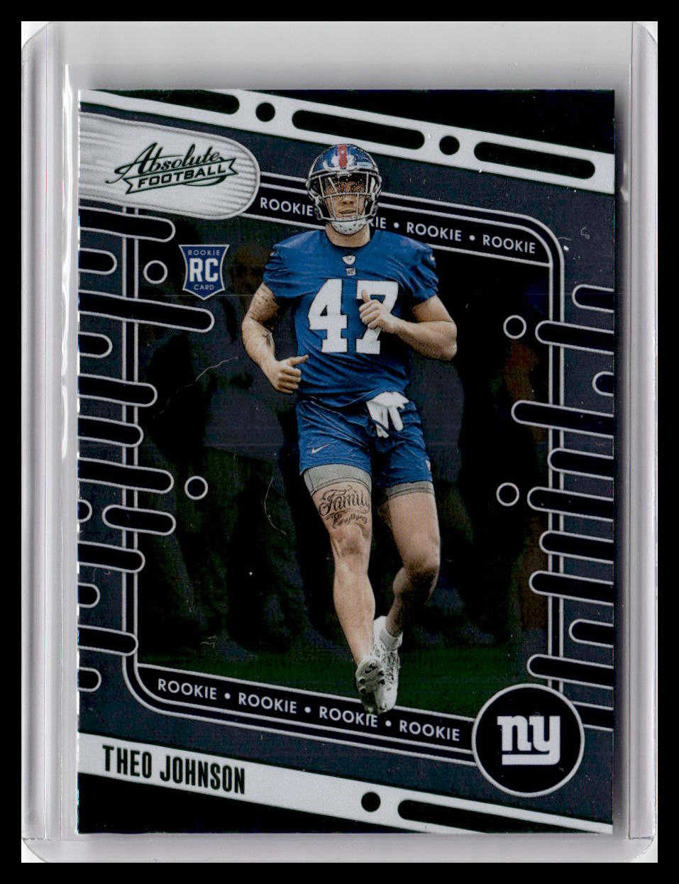 2024 Panini Absolute #179 Theo Johnson (RC) Green
