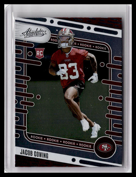 2024 Panini Absolute #191 Jacob Cowing (RC)
