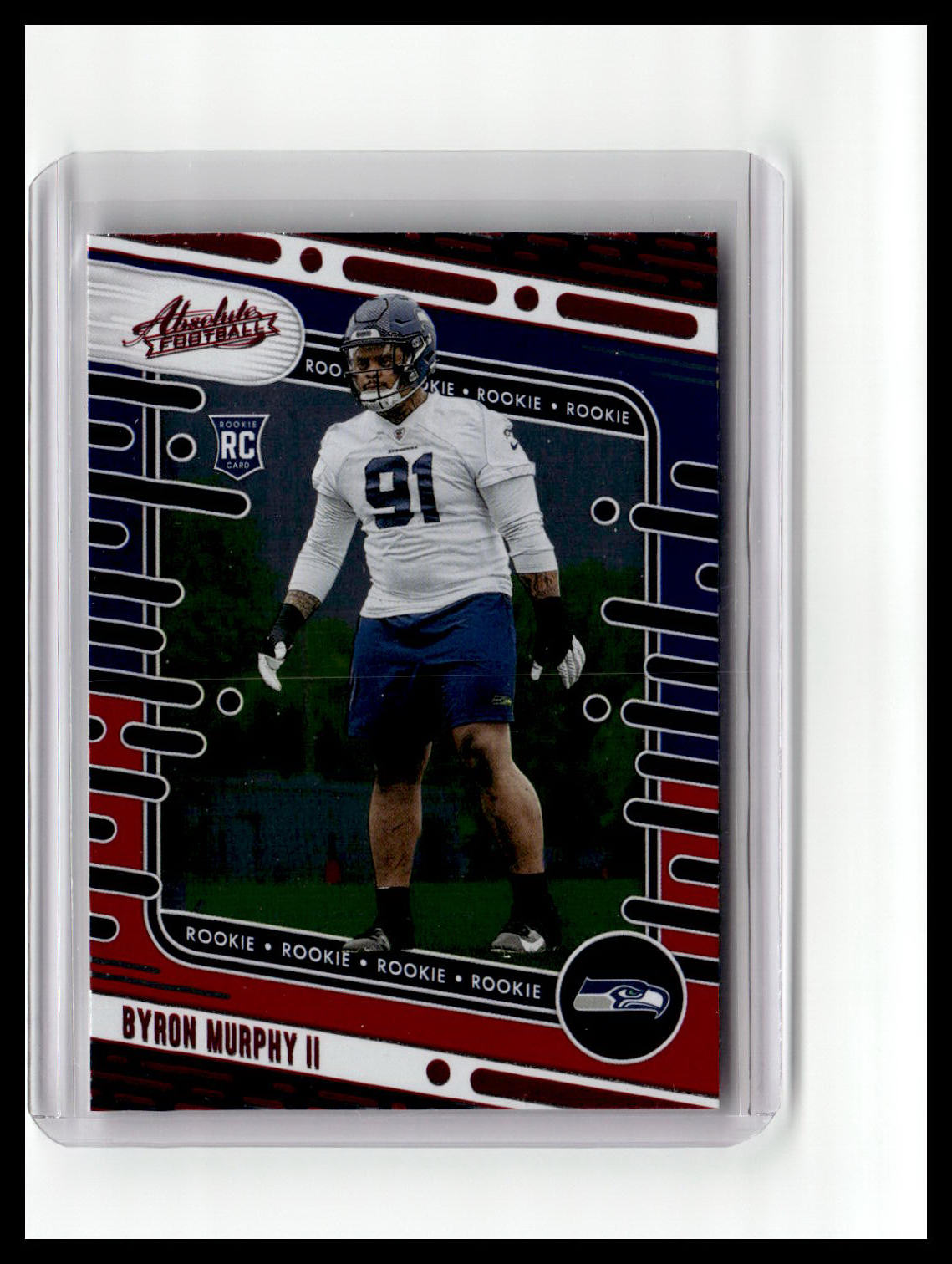 2024 Panini Absolute #116 Byron Murphy II (RC) Red & Blue Foil