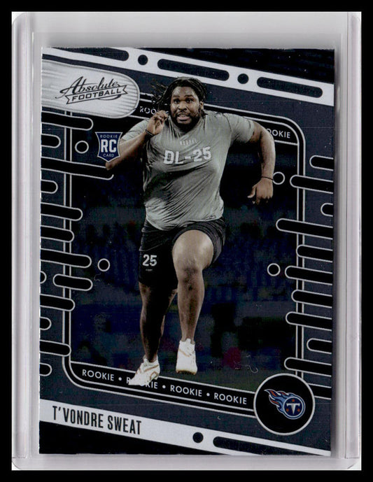 2024 Panini Absolute #138 T'Vondre Sweat (RC)