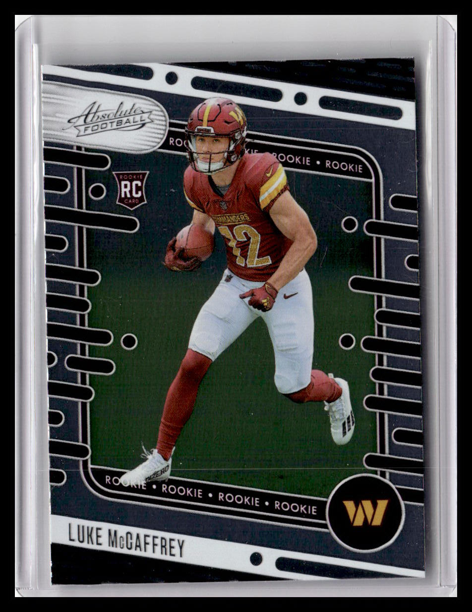 2024 Panini Absolute #176 Luke McCaffrey (RC)