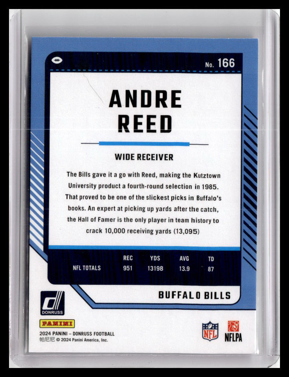 2024 Donruss #166 Andre Reed