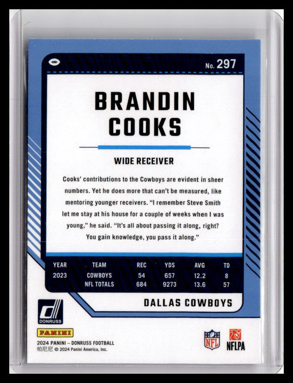 2024 Donruss #297 Brandin Cooks