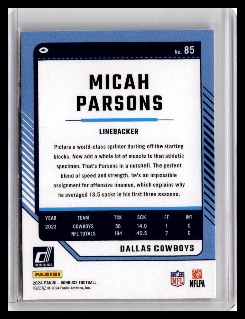 2024 Donruss #85 Micah Parsons