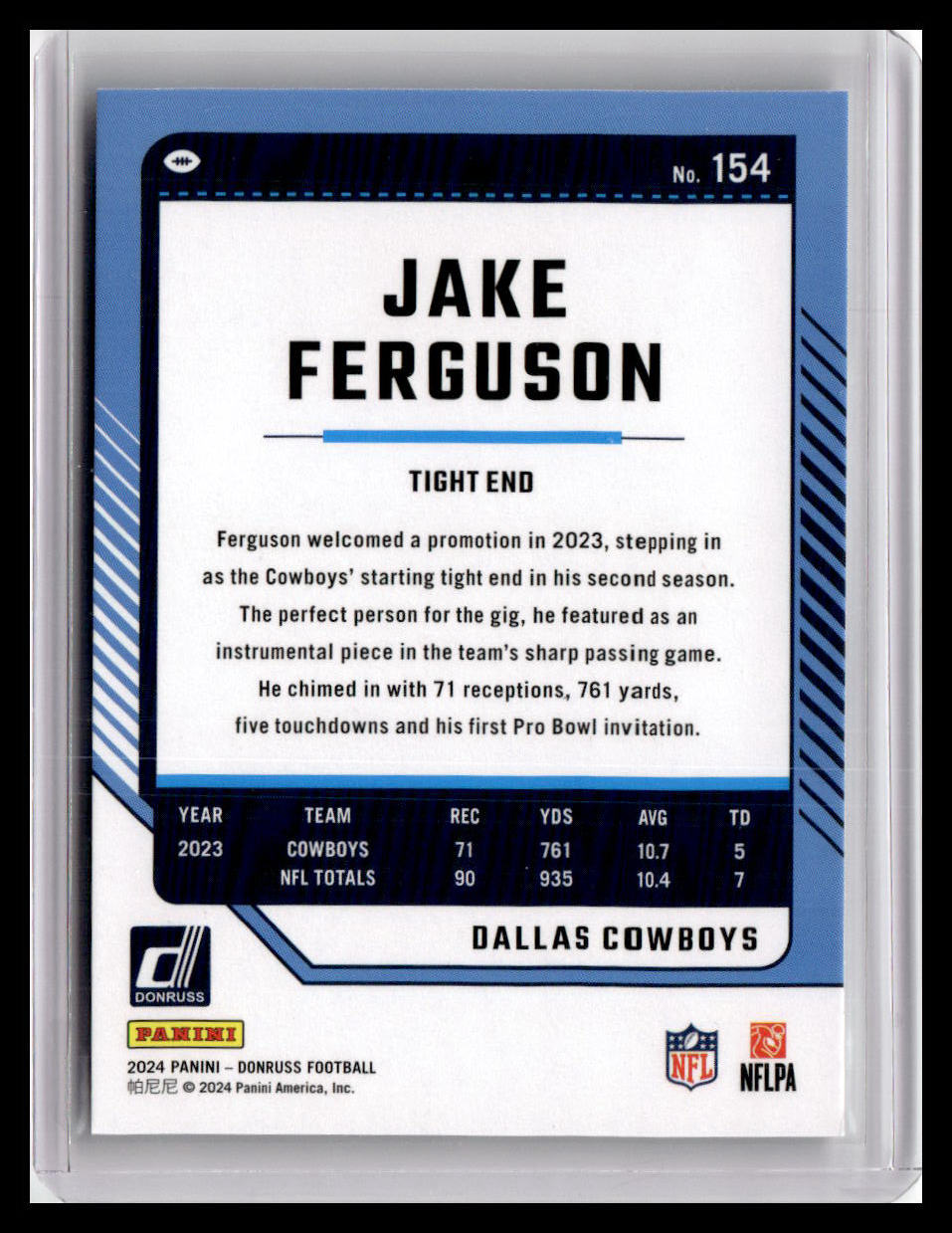 2024 Donruss #154 Jake Ferguson