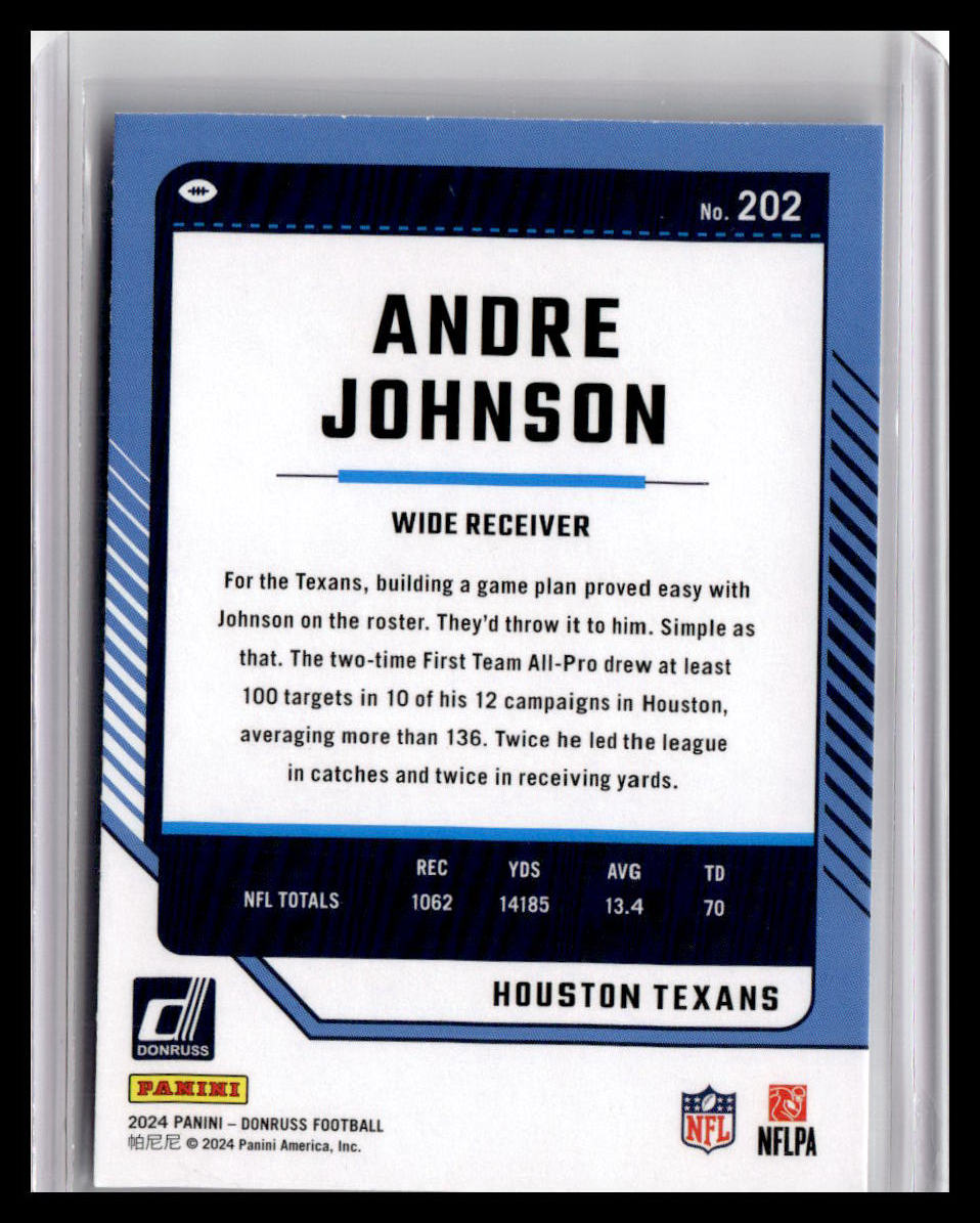 2024 Donruss #202 Andre Johnson