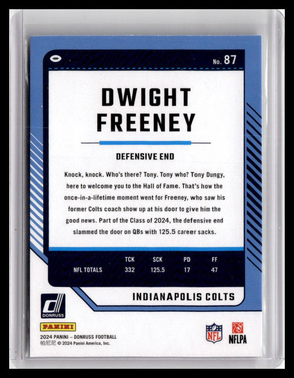 2024 Donruss #87 Dwight Freeney