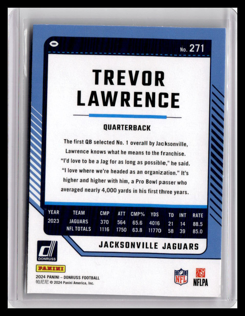 2024 Donruss #271 Trevor Lawrence