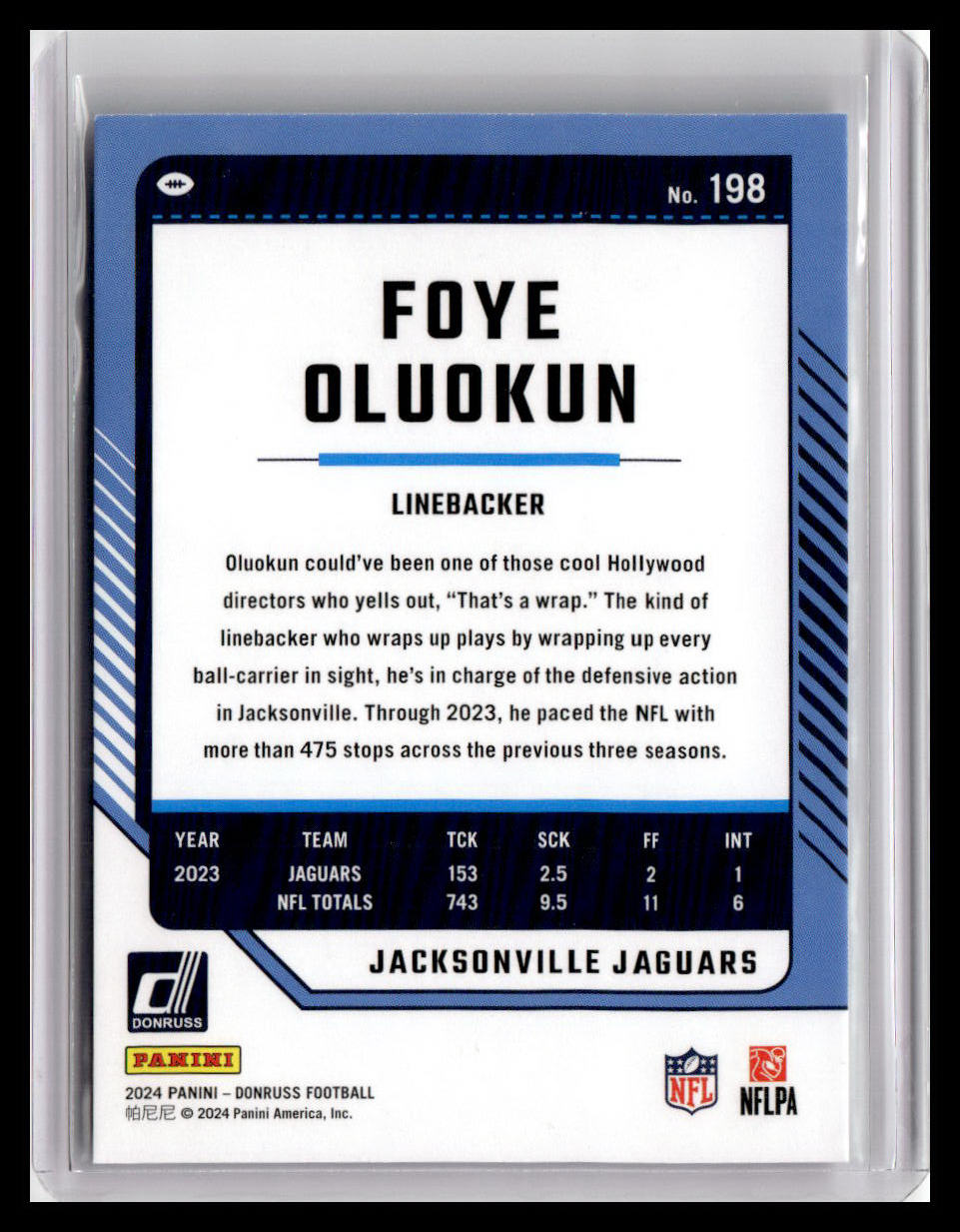 2024 Donruss #198 Foye Oluokun