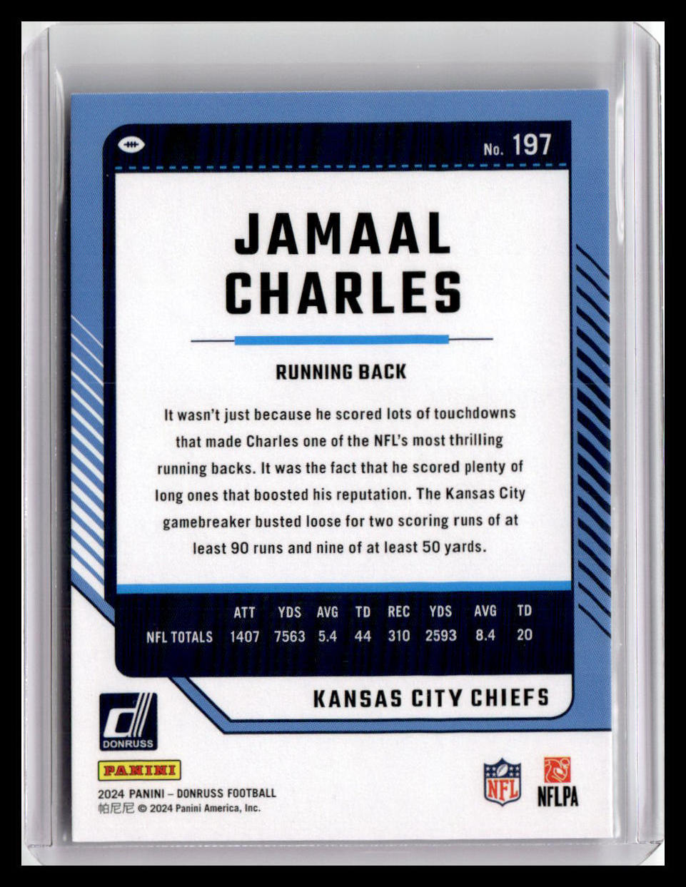 2024 Donruss #197 Jamaal Charles