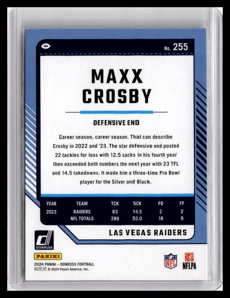 2024 Donruss #255 Maxx Crosby