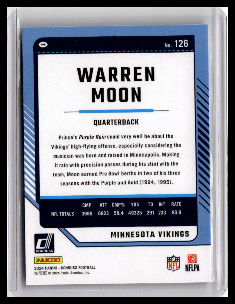2024 Donruss #126 Warren Moon