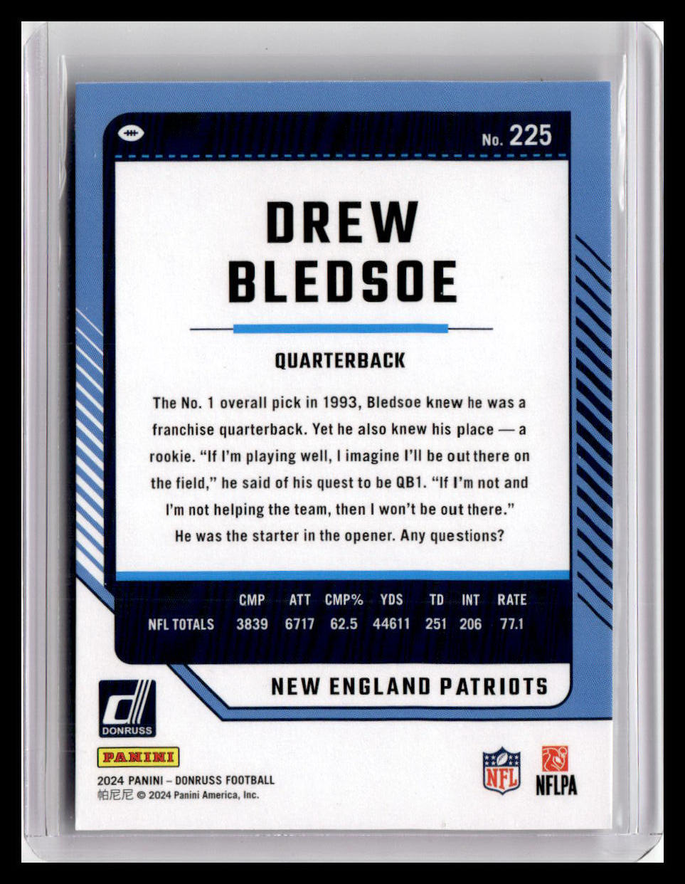 2024 Donruss #225 Drew Bledsoe