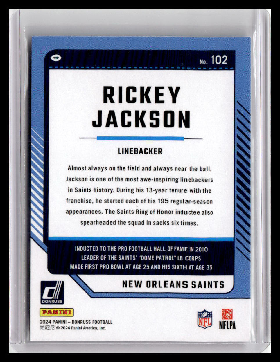 2024 Donruss #102 Rickey Jackson