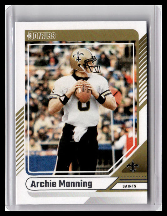 2024 Donruss #195 Archie Manning Press Proof Green