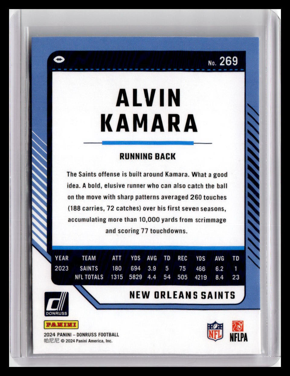 2024 Donruss #269 Alvin Kamara