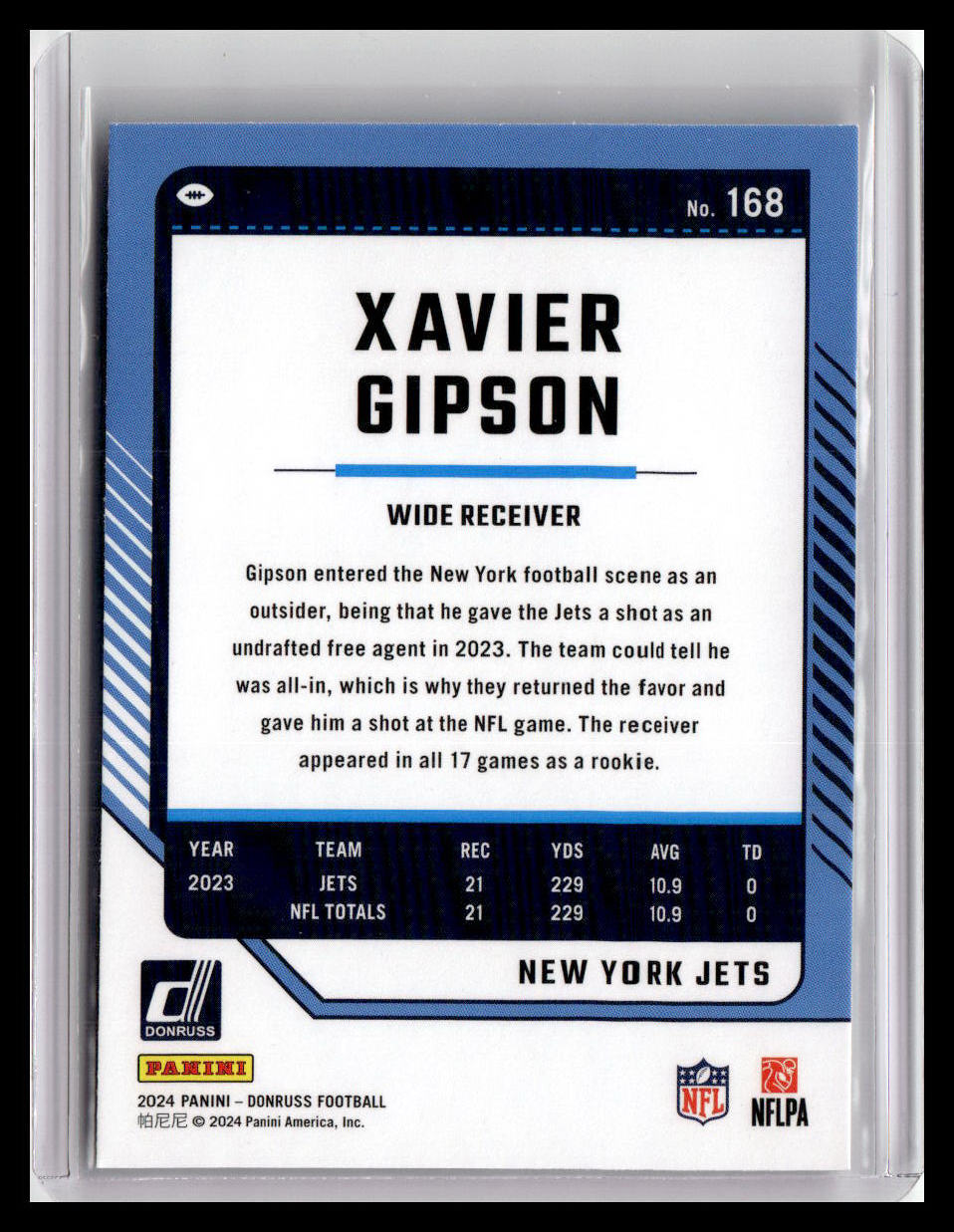 2024 Donruss #168 Xavier Gipson
