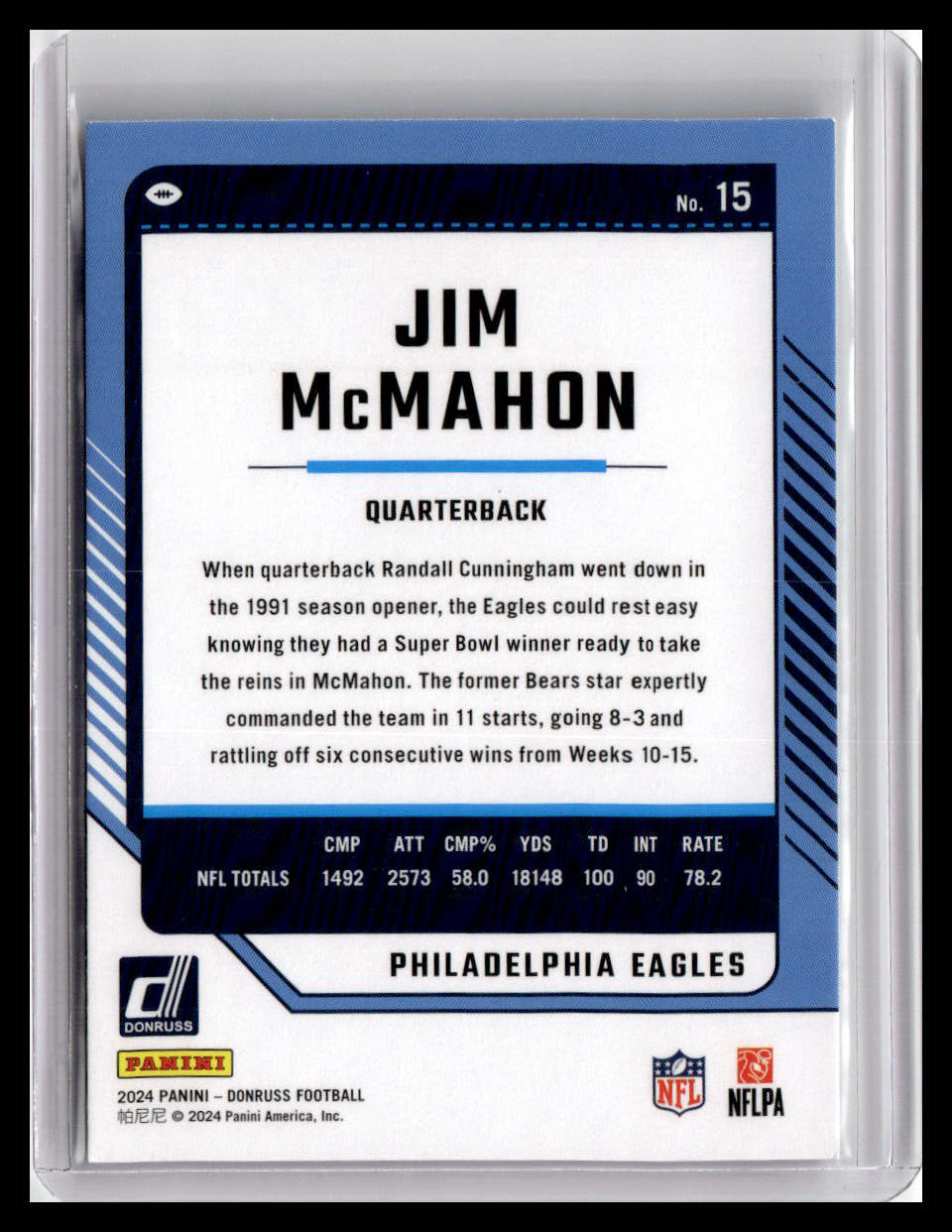2024 Donruss #15 Jim McMahon