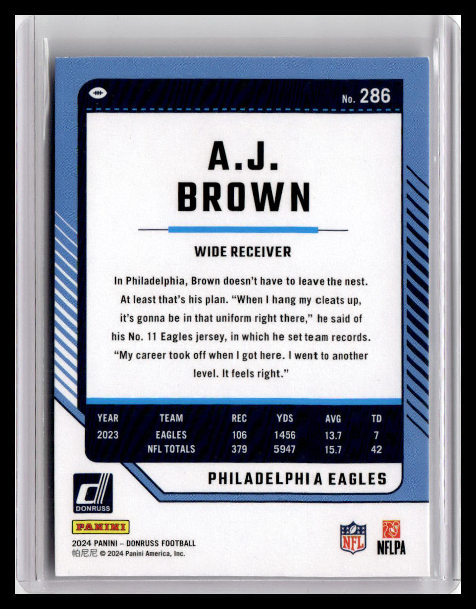 2024 Donruss #286 A.J. Brown