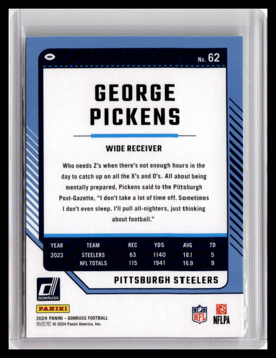 2024 Donruss #62 George Pickens