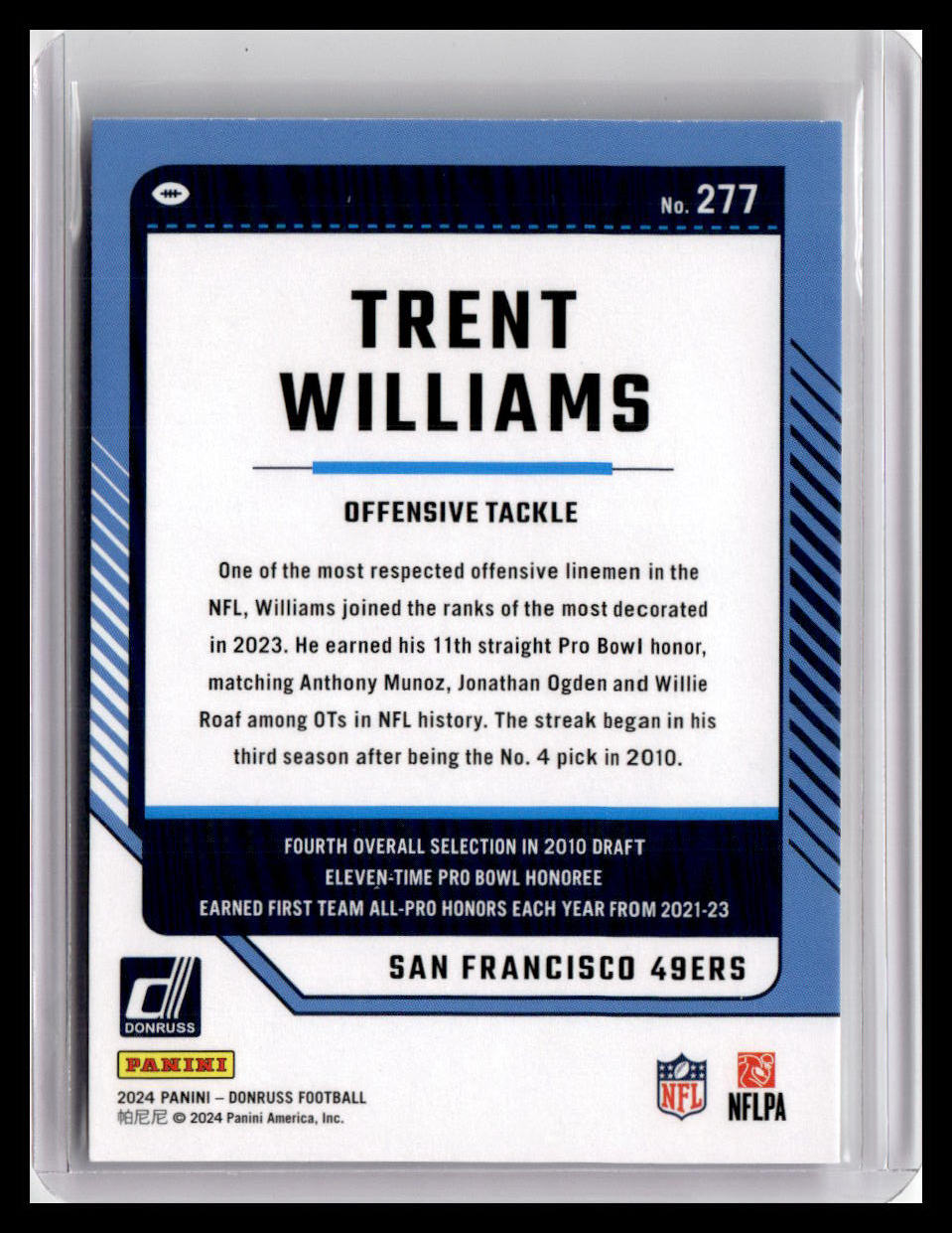 2024 Donruss #277 Trent Williams