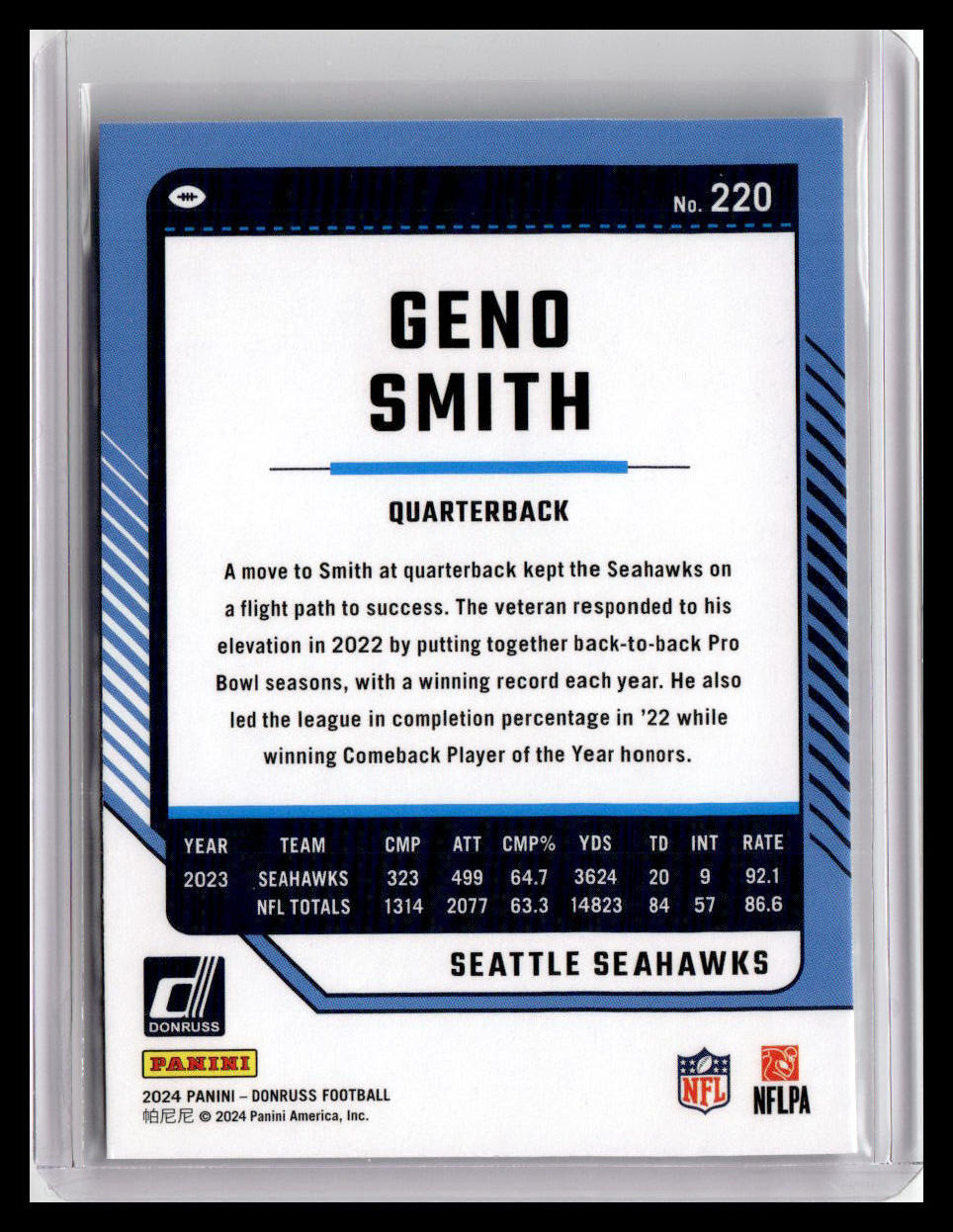 2024 Donruss #220 Geno Smith