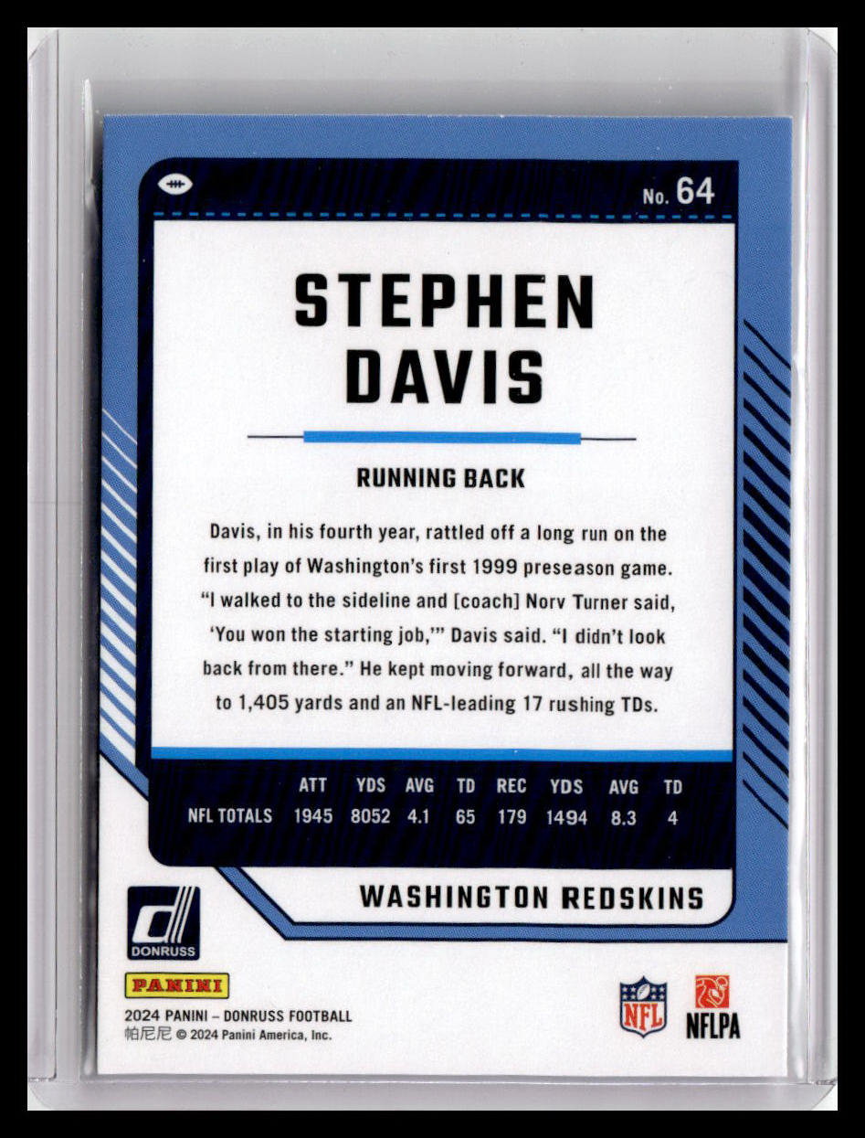 2024 Donruss #64 Stephen Davis