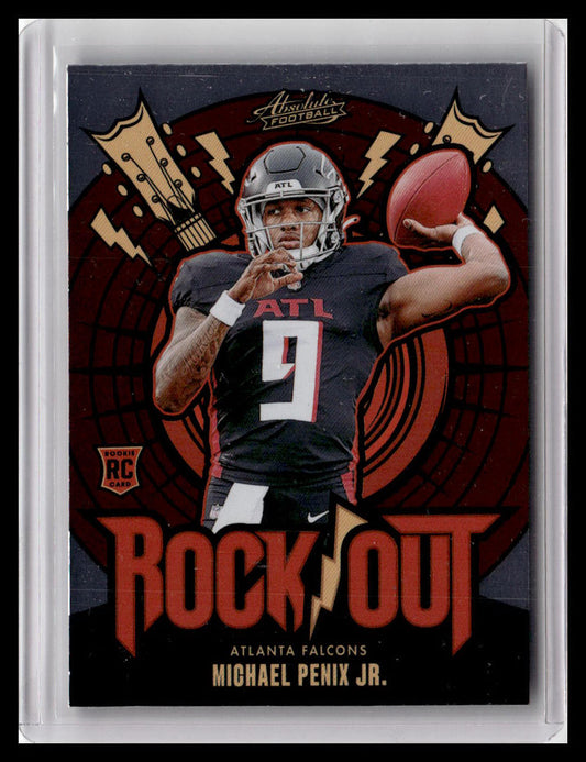2024 Panini Absolute #RO-MPJ Michael Penix Jr. Rock Out