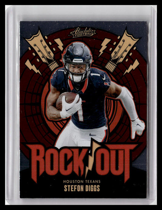 2024 Panini Absolute #RO-SDS Stefon Diggs Rock Out