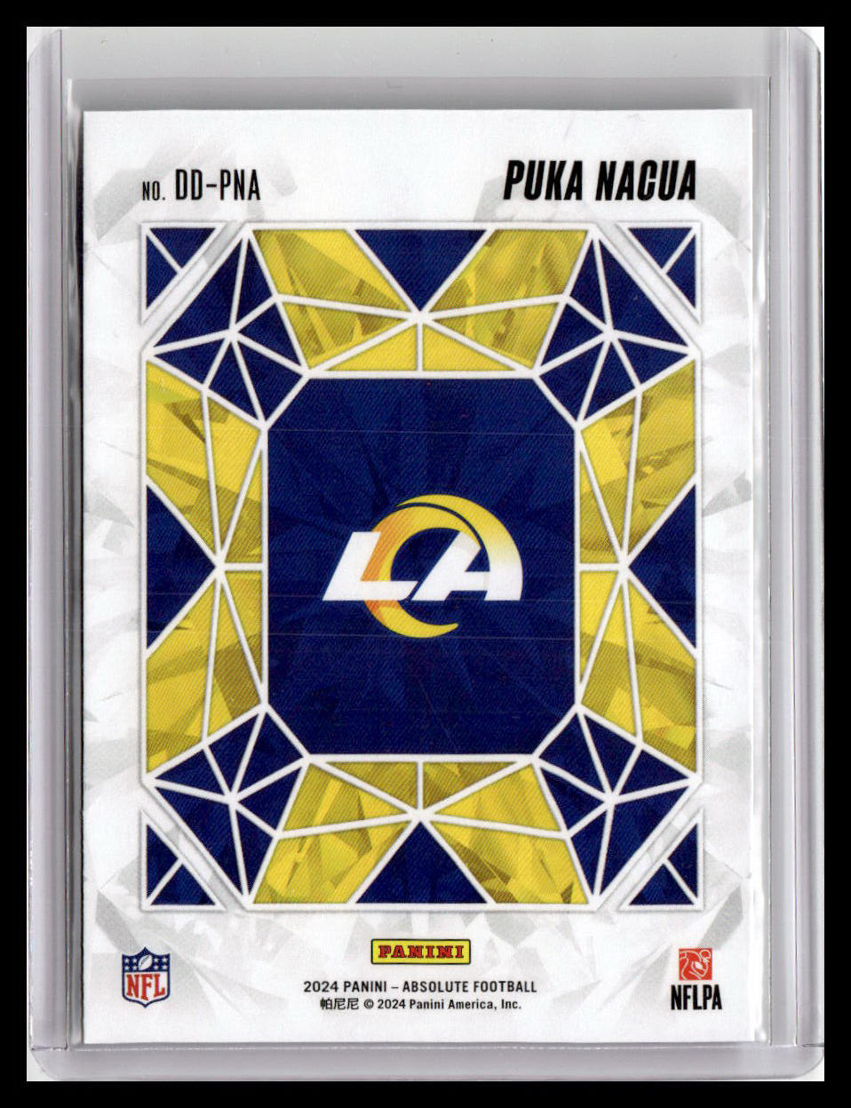 2024 Panini Absolute #DD-PNA Puka Nacua Draft Diamonds
