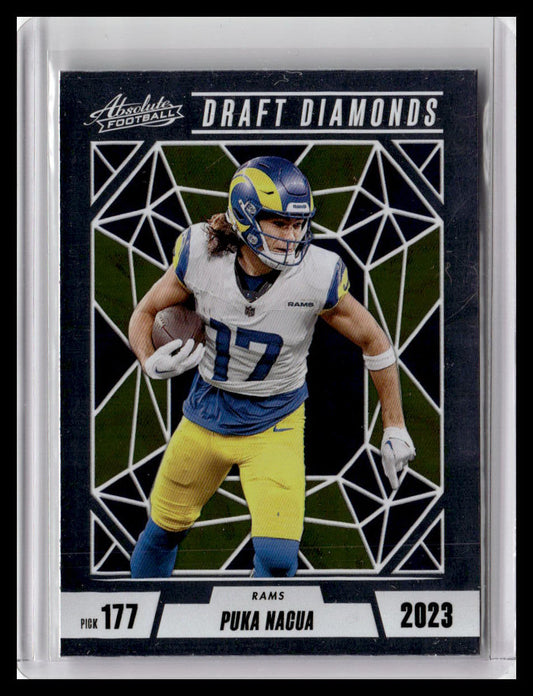 2024 Panini Absolute #DD-PNA Puka Nacua Draft Diamonds