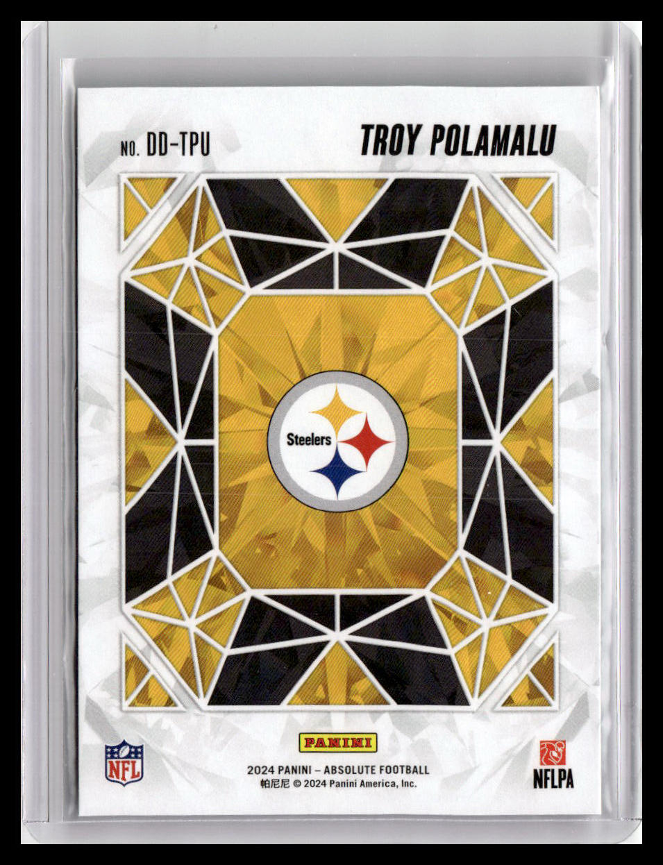 2024 Panini Absolute #DD-TPU Troy Polamalu Draft Diamonds