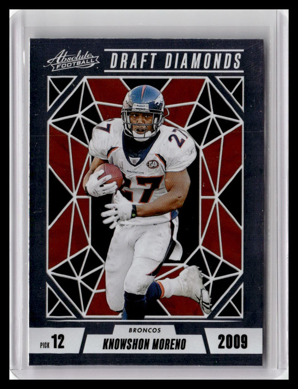 2024 Panini Absolute #DD-KMO Knowshon Moreno Draft Diamonds